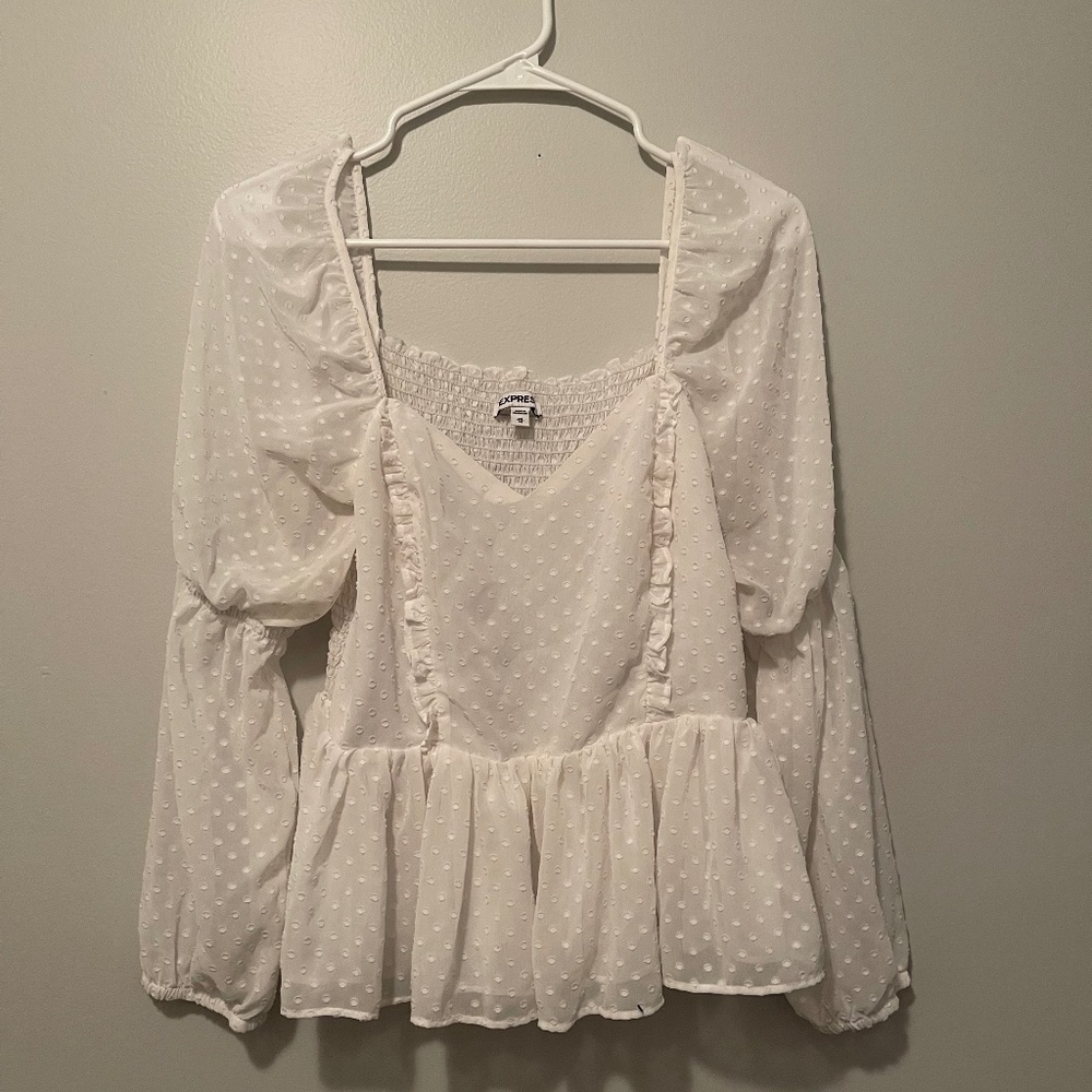Ruffle Chiffon Blouse